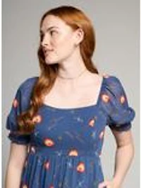 Her Universe Studio Ghibli® Howl's Moving Castle Calcifer Starry Dress — BoxLunch Exclusive