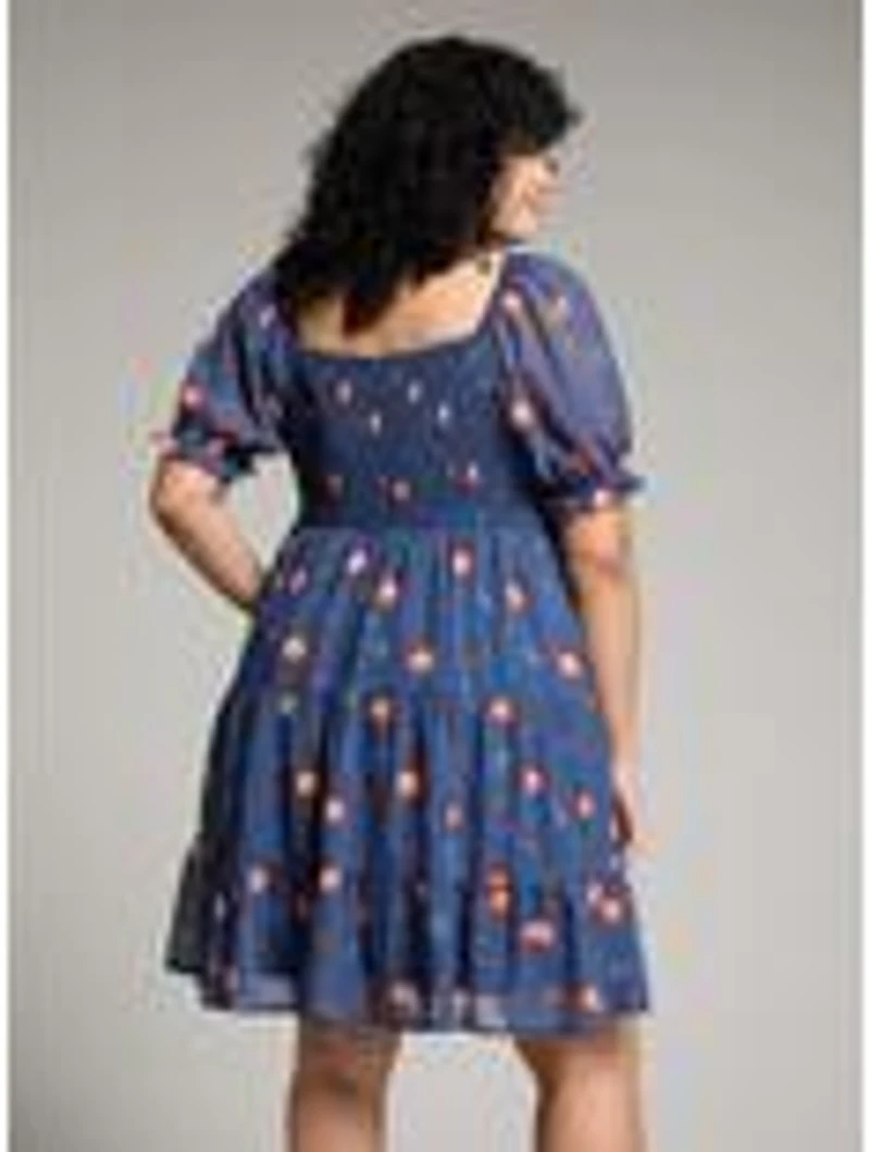 Her Universe Studio Ghibli® Howl's Moving Castle Calcifer Starry Plus Dress — BoxLunch Exclusive