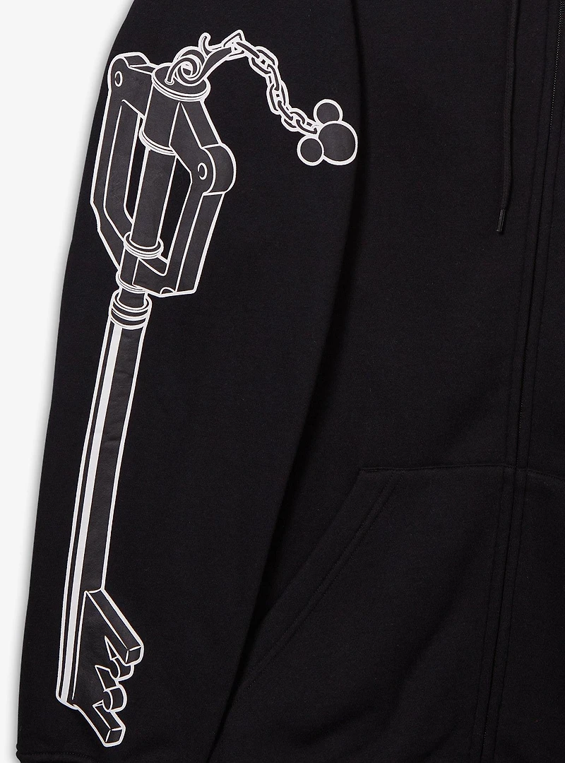 Disney Kingdom Hearts Character Panel Zippered Hoodie - BoxLunch Exclusive