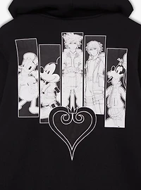 Disney Kingdom Hearts Character Panel Zippered Hoodie - BoxLunch Exclusive
