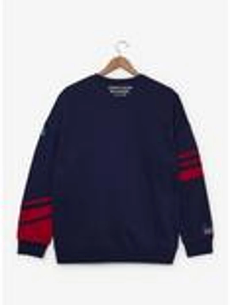 Disney Mickey and Friends Ski Striped Crewneck - BoxLunch Exclusive