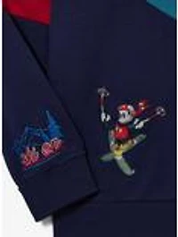 Disney Mickey and Friends Ski Striped Crewneck - BoxLunch Exclusive