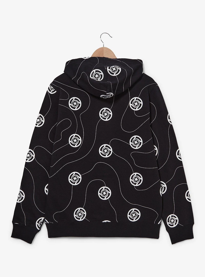 Jujutsu Kaisen Symbols Allover Print Hoodie - BoxLunch Exclusive