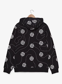 Jujutsu Kaisen Symbols Allover Print Hoodie - BoxLunch Exclusive