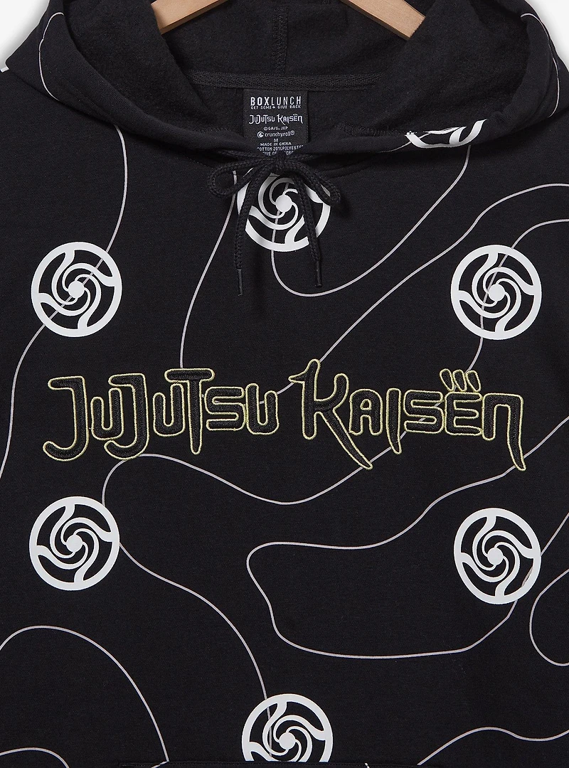 Jujutsu Kaisen Symbols Allover Print Hoodie - BoxLunch Exclusive