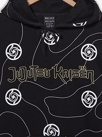 Jujutsu Kaisen Symbols Allover Print Hoodie - BoxLunch Exclusive