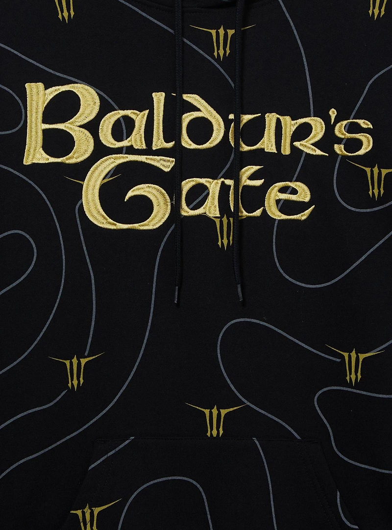 Baldur's Gate 3 Allover Print Hoodie - BoxLunch Exclusive