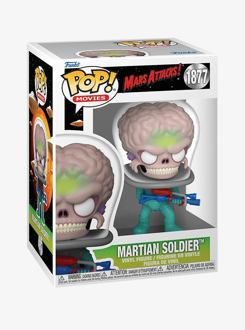 Funko Pop! Movies Mars Attacks! Martian Soldier Vinyl Figure