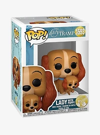 Funko Pop! Disney Lady and the Tramp 70th Anniversary Lady with Puppy Vinyl Figure