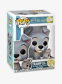 Funko Pop! Disney Lady and the Tramp 70th Anniversary Tramp with Puppy Vinyl Figure