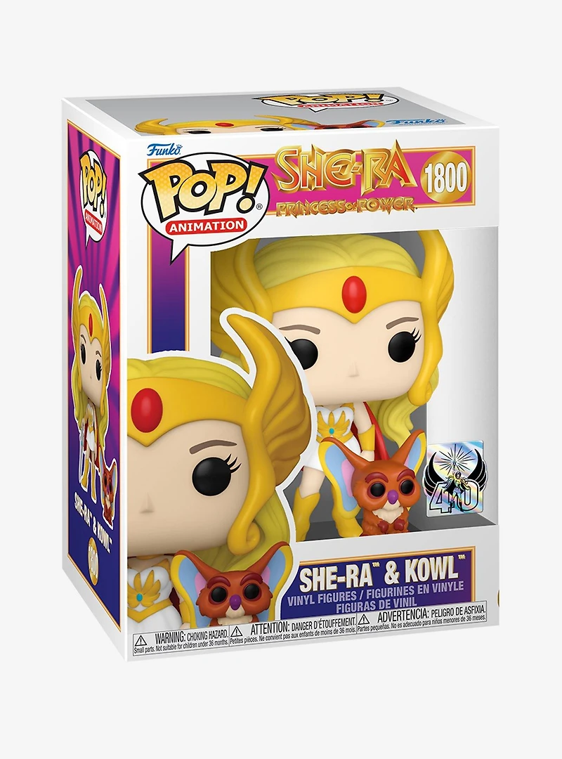 Funko Pop! Animation She-Ra: Princess of Power She-Ra & Kowl Vinyl Figure