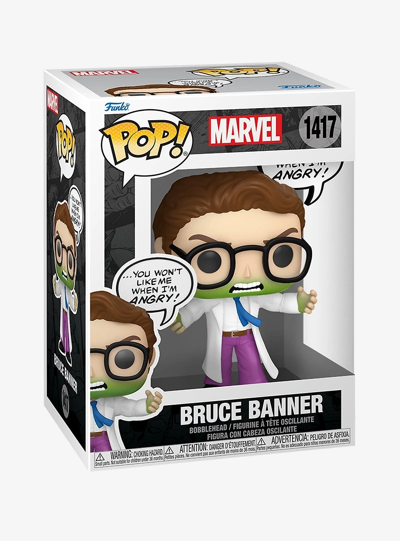 Funko Pop! Marvel Bruce Banner Vinyl Figure