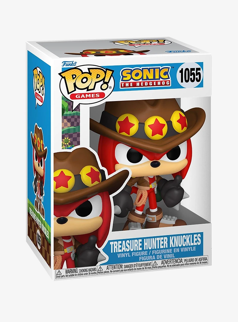 Funko Pop! Games Sonic the Hedgehog Treasure Hunter Knuckles Vinyl Figure