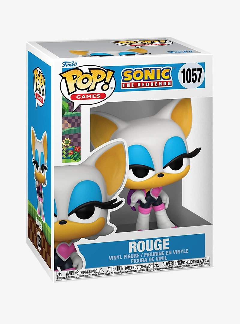 Funko Pop! Games Sonic the Hedgehog Rouge Vinyl Figure