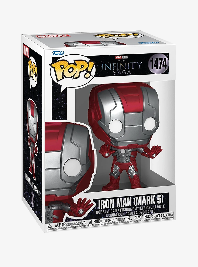 Funko Pop! Marvel The Infinity Saga Iron Man (Mark 5) Vinyl Figure