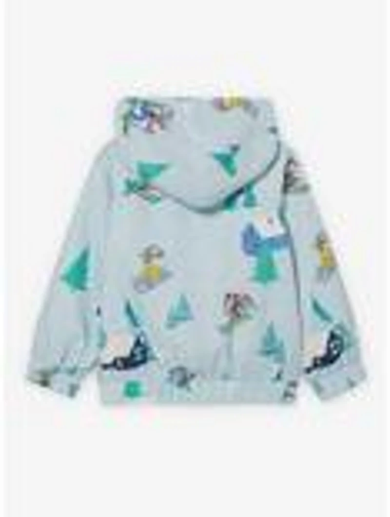 Disney Mickey and Friends Ski Club Allover Print Toddler Windbreaker Jacket — BoxLunch Exclusive
