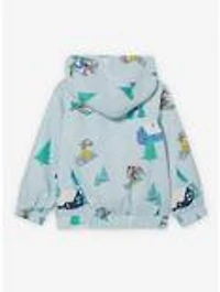 Disney Mickey and Friends Ski Club Allover Print Toddler Windbreaker Jacket — BoxLunch Exclusive