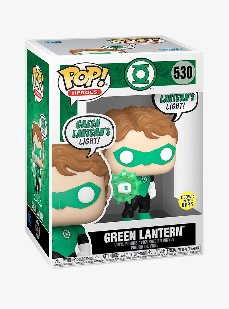 Funko Pop! Heroes DC Comics Green Lantern Glow-in-the-Dark Vinyl Figure