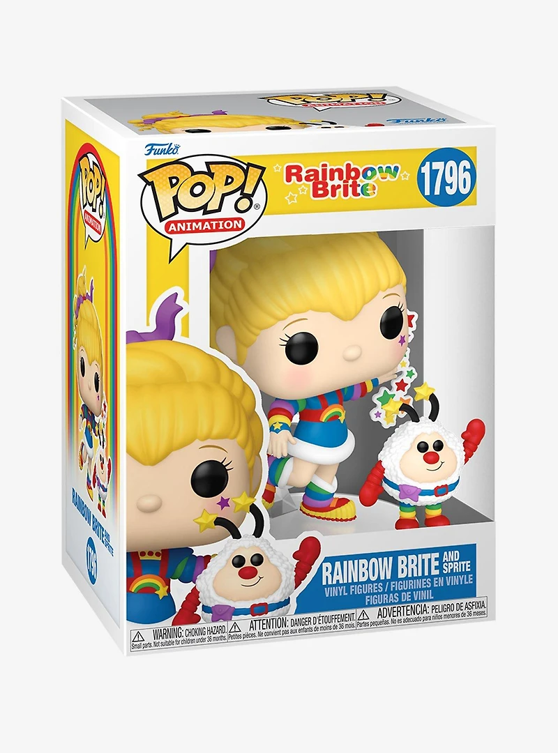 Funko Pop! Animation Rainbow Brite and Sprite Vinyl Figure