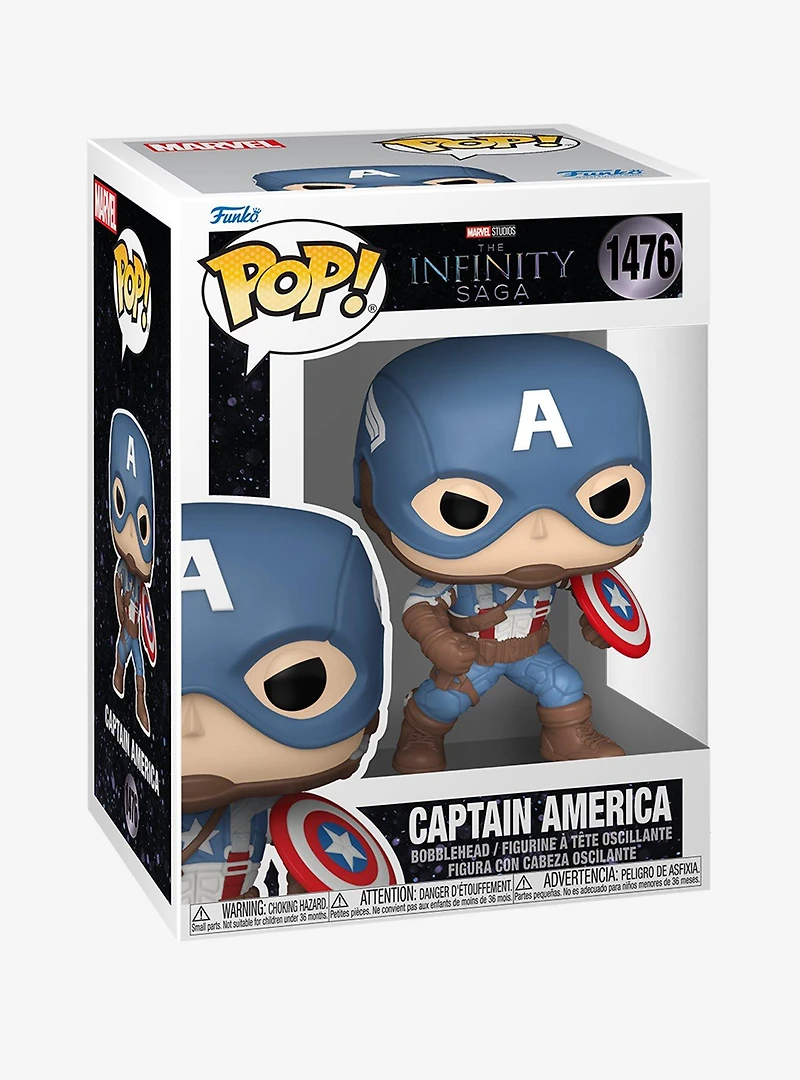 Funko Pop! Marvel The Infinity Saga Captain America Vinyl Figure