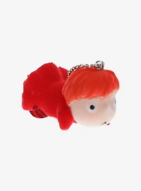 Studio Ghibli Ponyo Figural Flocked Ponyo Keychain