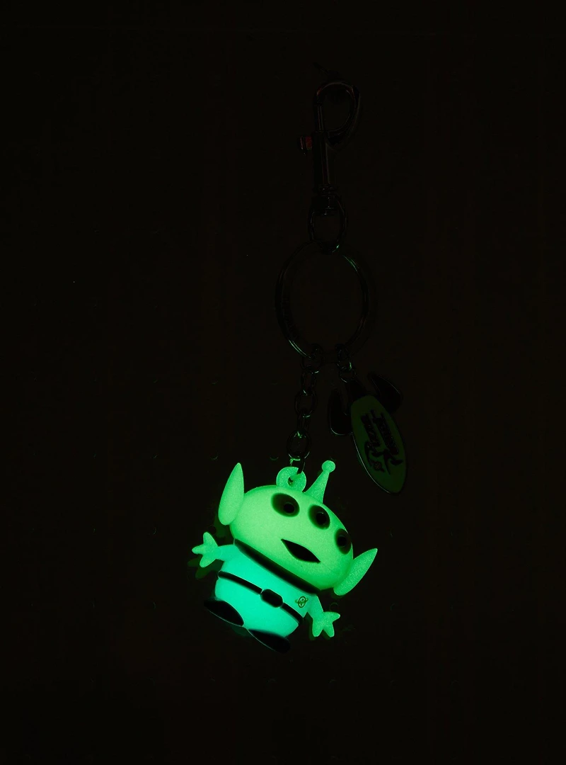 Loungefly Disney Pixar Toy Story Alien Glow-in-the-Dark Multi-Charm Keychain
