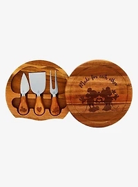 Disney Mickey & Minnie Cheese Board and Utensil Set
