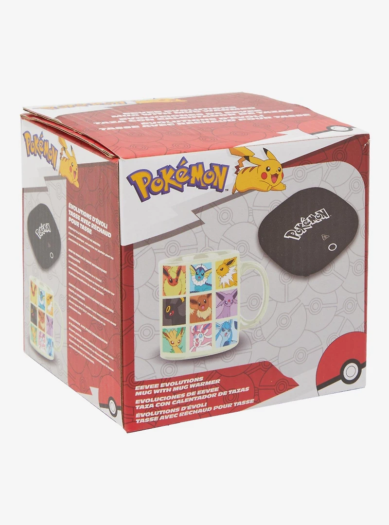 Pokémon Eevee Evolutions Mug with Warmer