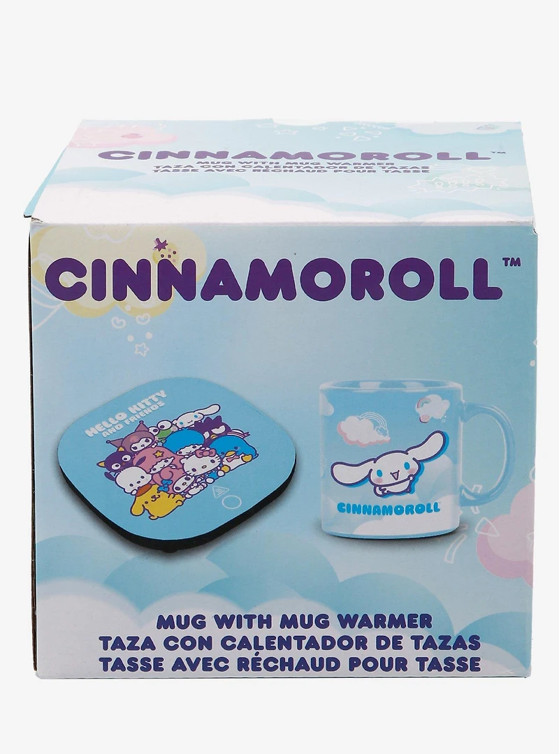 Sanrio Cinnamoroll Cloud Mug with Warmer