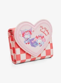 Sanrio My Melody & Kuromi Diner Zip Wallet— BoxLunch Exclusive