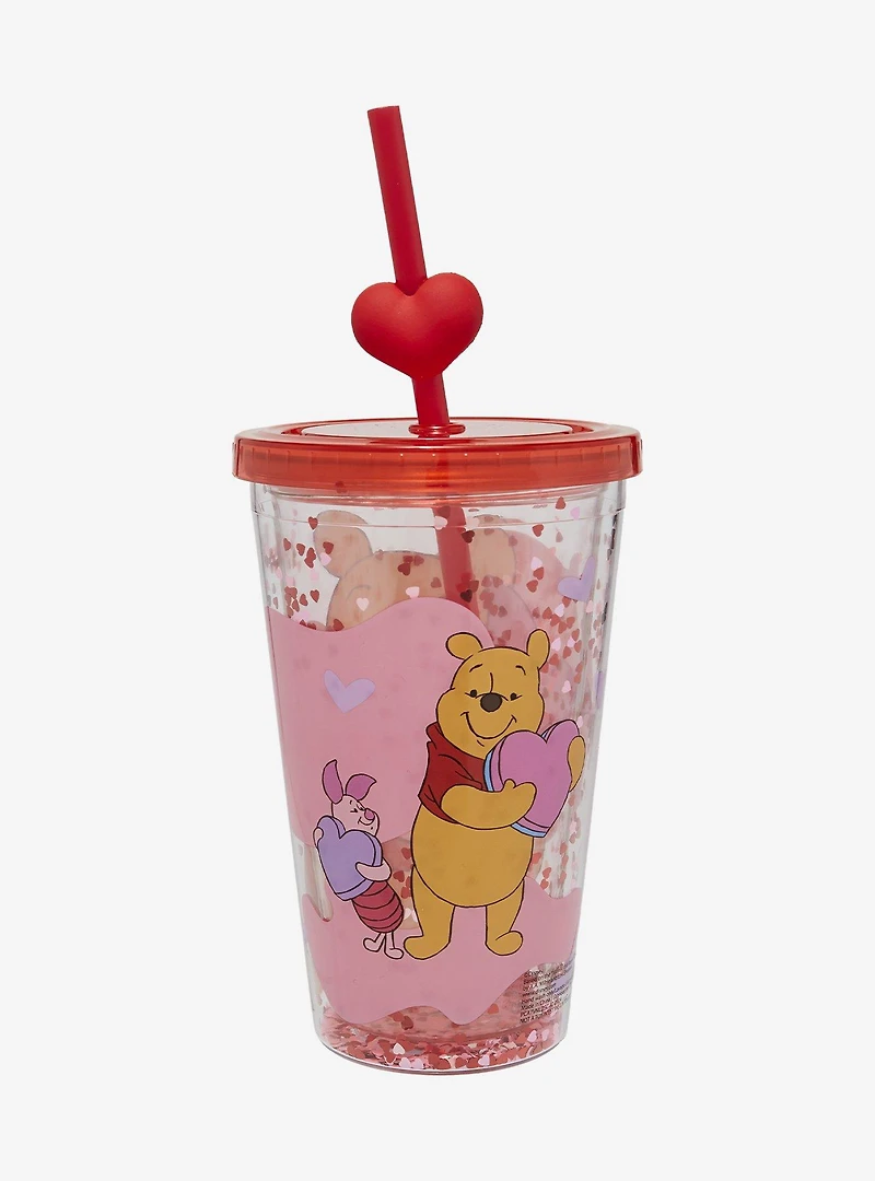 Disney Winnie the Pooh Piglet & Pooh Bear Valentine's Day Confetti Carnival Cup — BoxLunch Exclusive