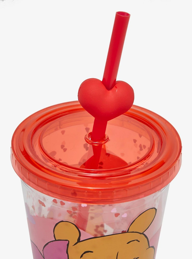 Disney Winnie the Pooh Piglet & Pooh Bear Valentine's Day Confetti Carnival Cup — BoxLunch Exclusive