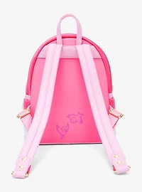 Loungefly Disney Cinderella 75th Anniversary Pink Dress Figural Mini Backpack