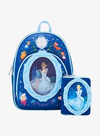 Loungefly Disney Cinderella 75th Anniversary Frame Portrait Small Zip Wallet