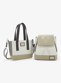 Loungefly Disney Mickey Mouse & Friends Canvas Accent Crossbody Bag