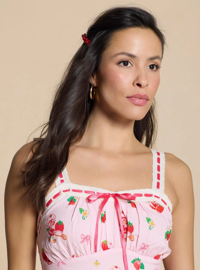 Strawberry Shortcake Coquette Allover Print Dress — BoxLunch Exclusive