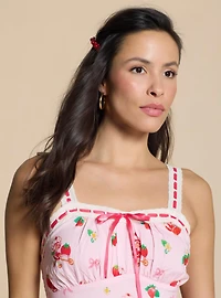Strawberry Shortcake Coquette Allover Print Dress — BoxLunch Exclusive