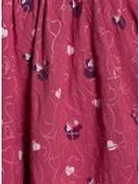 Disney Minnie Mouse Embroidered Hearts Smock Dress - BoxLunch Exclusive