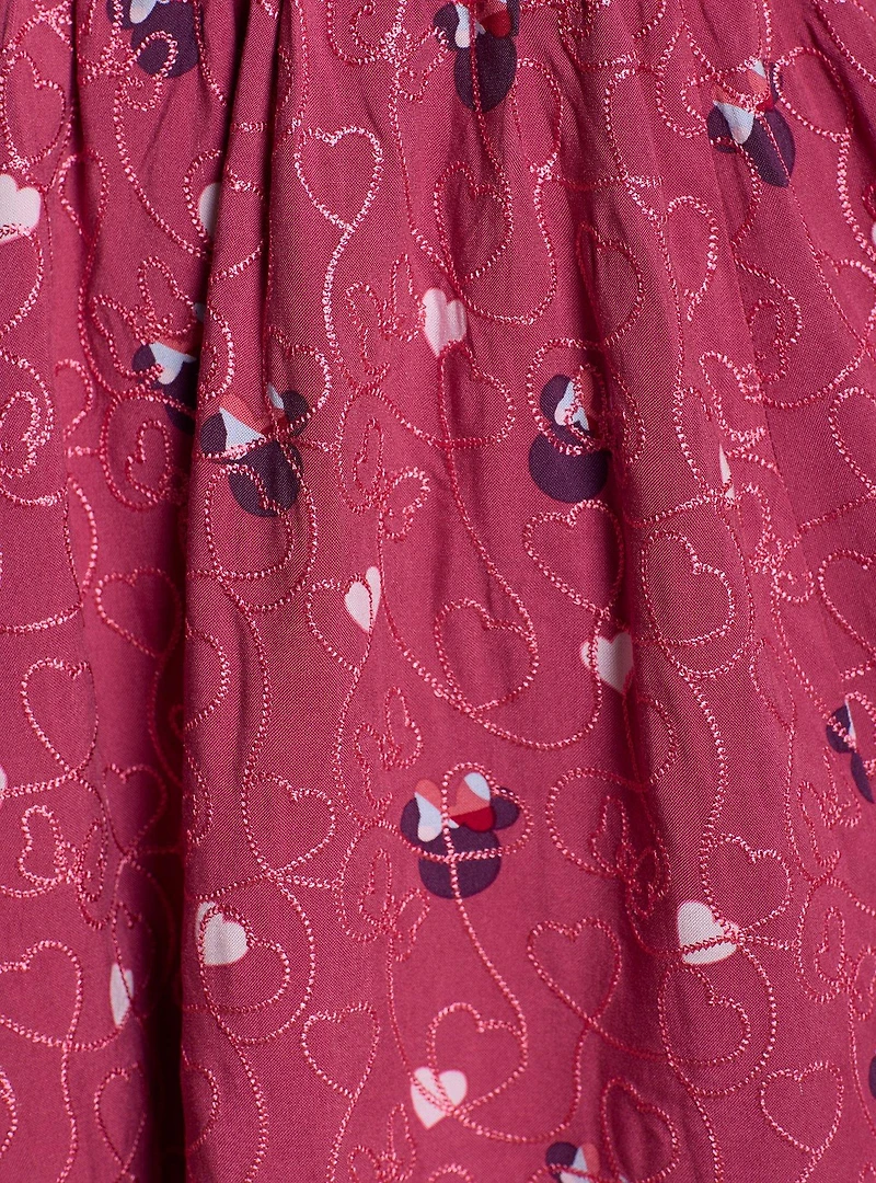 Disney Minnie Mouse Embroidered Hearts Smock Dress - BoxLunch Exclusive