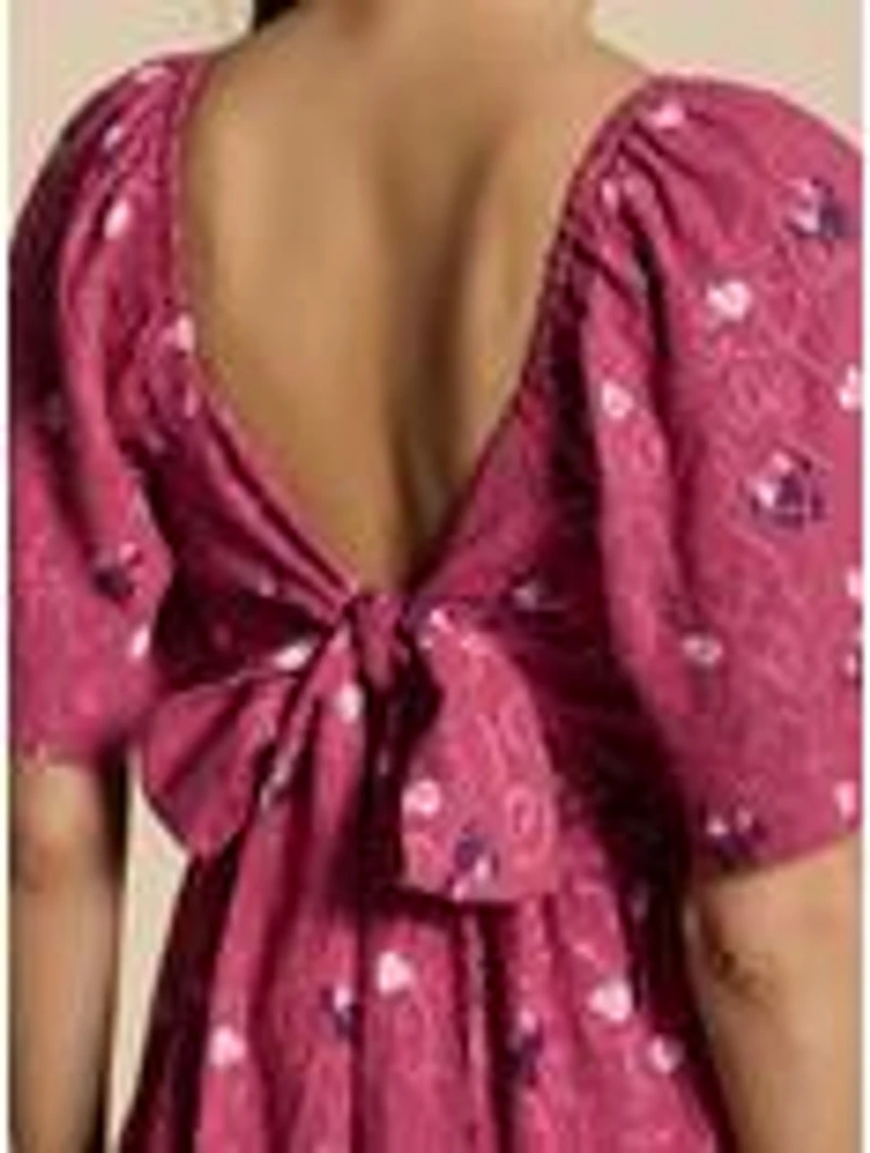 Disney Minnie Mouse Embroidered Hearts Smock Dress - BoxLunch Exclusive