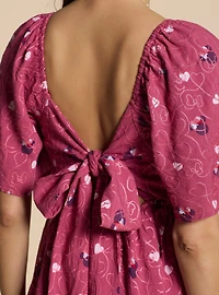 Disney Minnie Mouse Embroidered Hearts Smock Dress - BoxLunch Exclusive