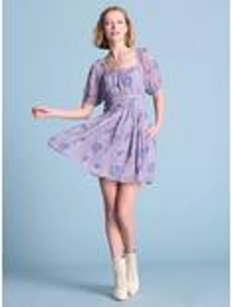 Her Universe Studio Ghibli® Howl's Moving Castle Howl Allover Print Dress — BoxLunch Exclusive