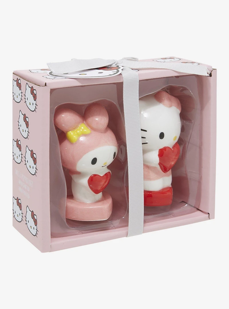 Sanrio My Melody & Hello Kitty Valentine's Day Salt and Pepper Shakers
