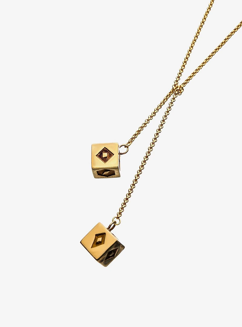 Star Wars Han Solo Corellian Gold 3D Dice Necklace