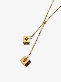 Star Wars Han Solo Corellian Gold 3D Dice Necklace