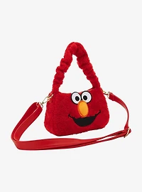 Loungefly Sesame Street Plush Elmo Crossbody Bag