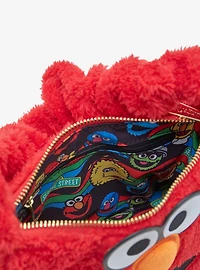 Loungefly Sesame Street Plush Elmo Crossbody Bag