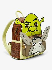Loungefly DreamWorks Shrek Donkey & Shrek Figural Mini Backpack