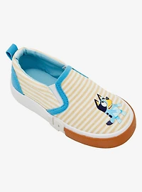 Bluey Striped & Bingo Toddler Slip-On Shoes