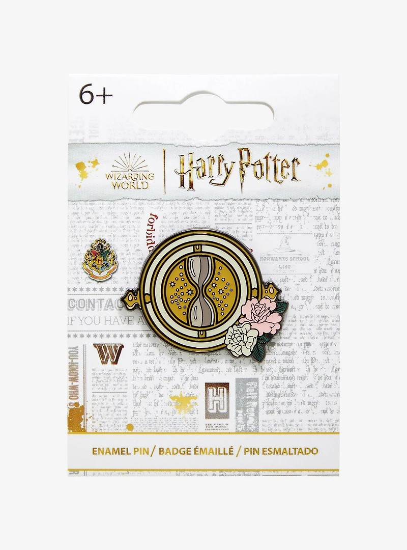 Loungefly Harry Potter Time Turner Floral Enamel Pin - BoxLunch Exclusive